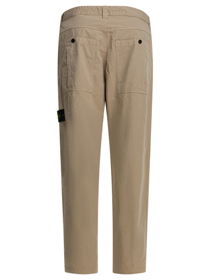 Stone Island "Ripstop" Casual pants - Beige