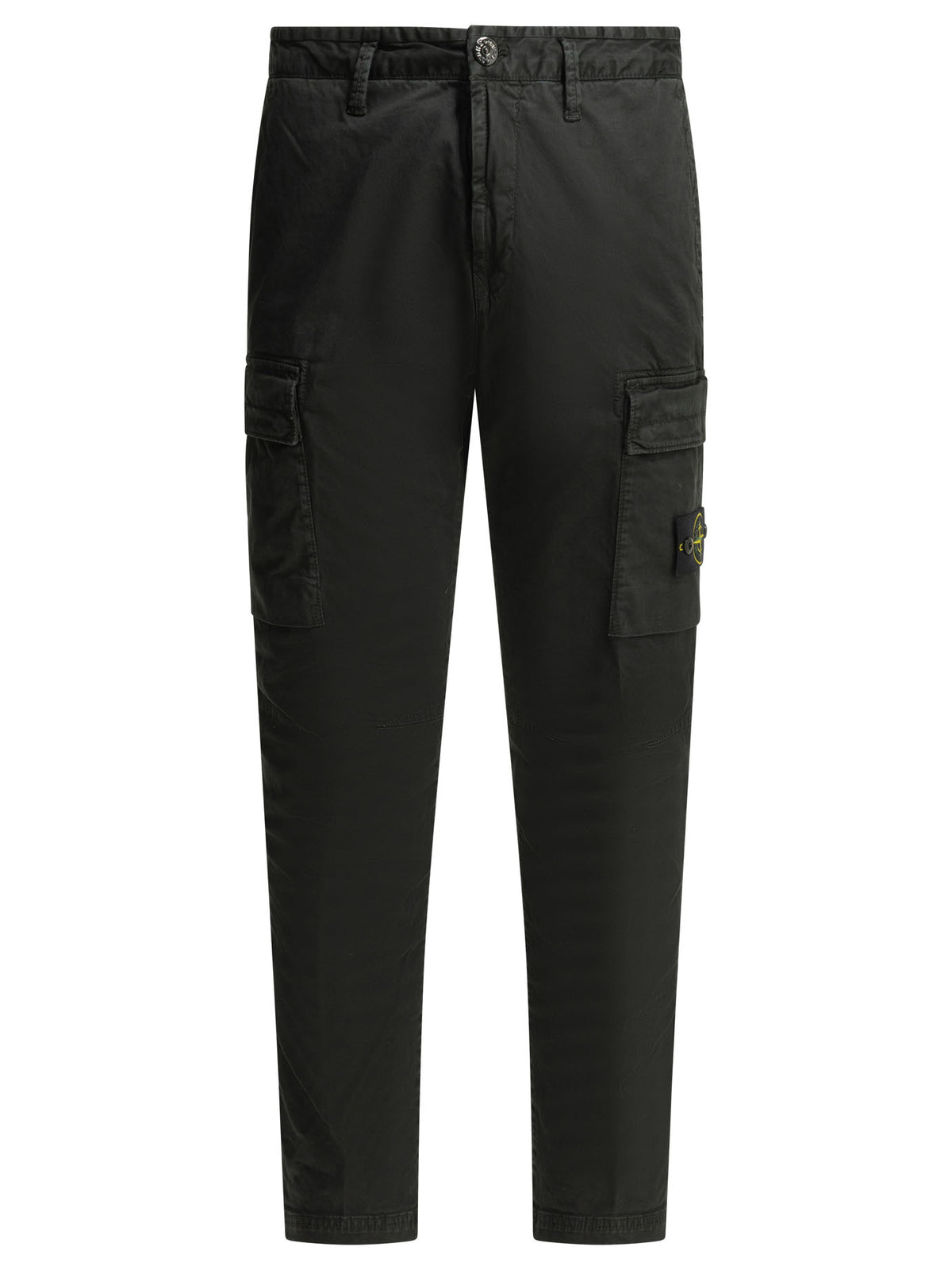 Stone Island "Old Effect" cargo pants - Black