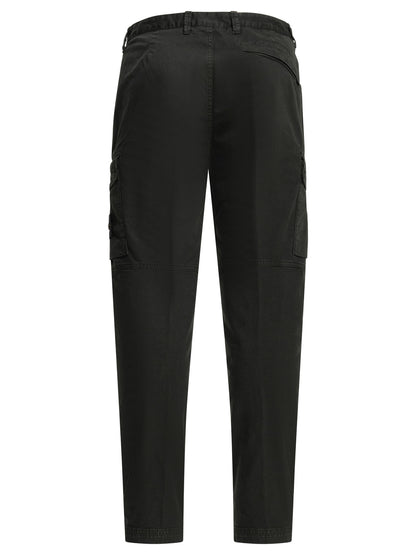 Stone Island "Old Effect" cargo pants - Black
