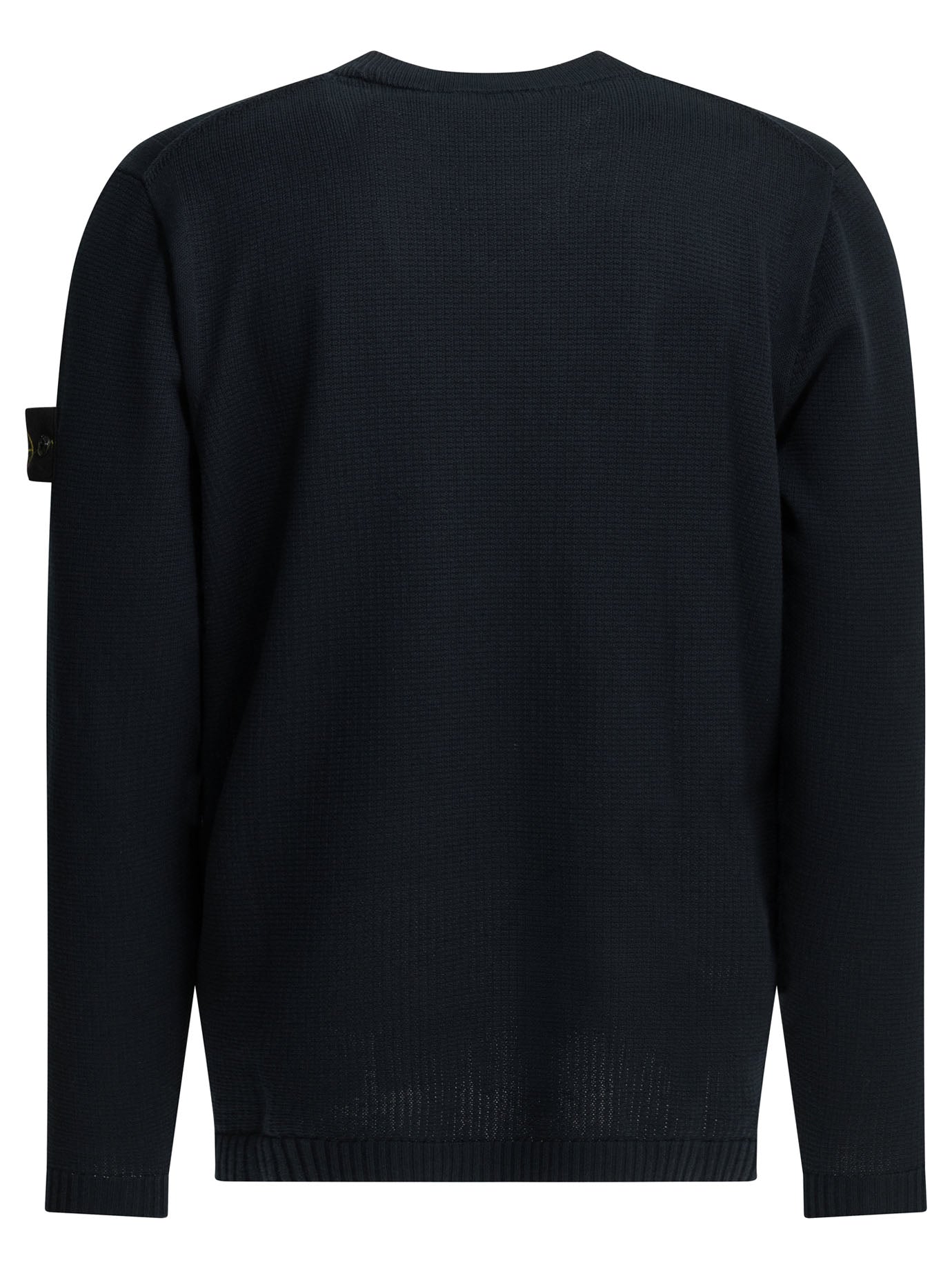 Stone Island Crew-neck sweater with logo - Blue
