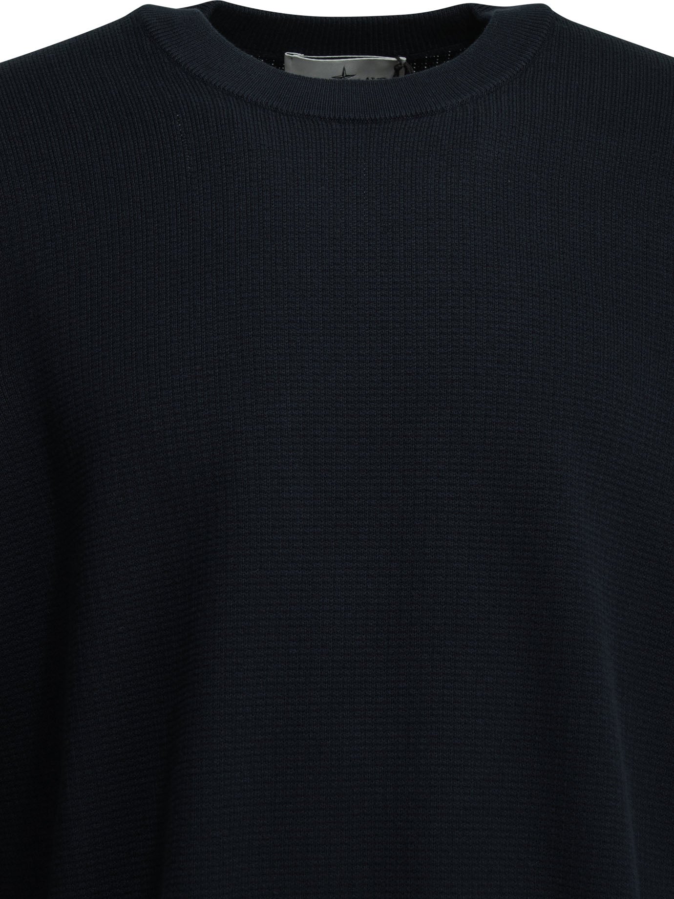 Stone Island Crew-neck sweater with logo - Blue