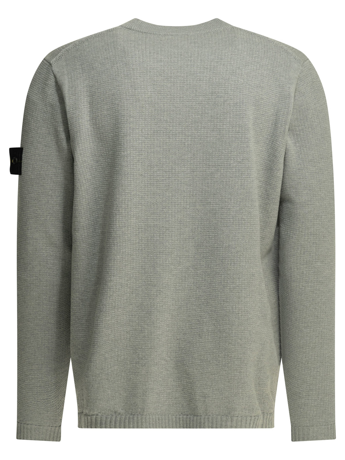 Stone Island Crew-neck sweater with logo - Grey