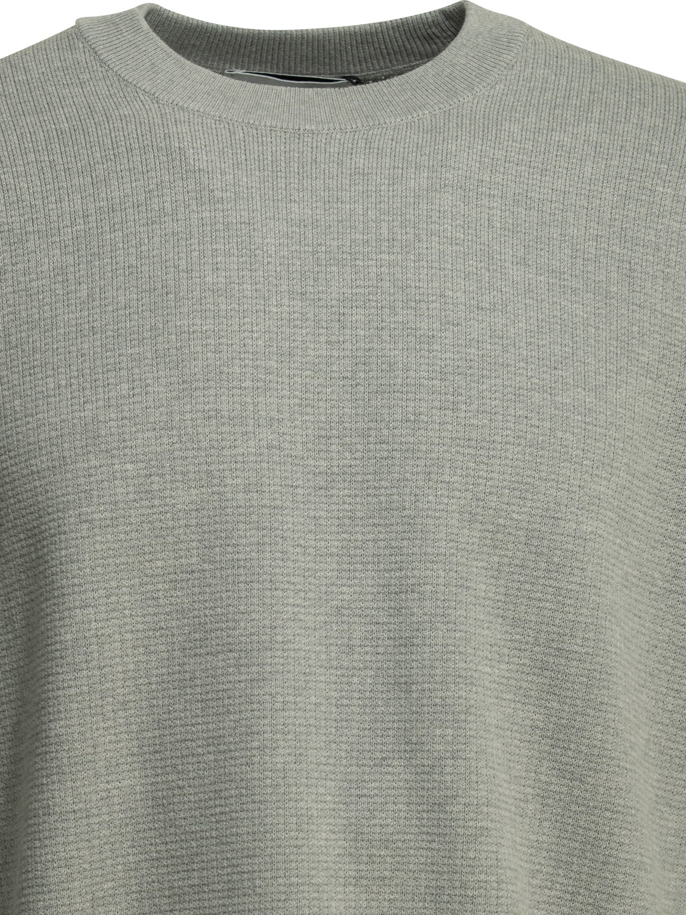 Stone Island Crew-neck sweater with logo - Grey