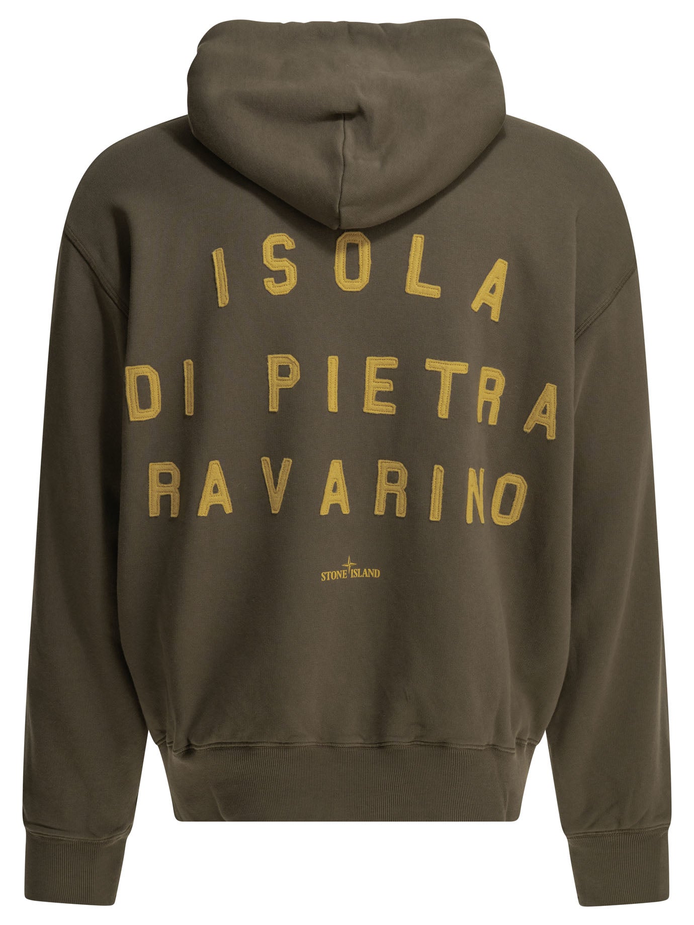 Stone Island Hoodie with logo - Brown