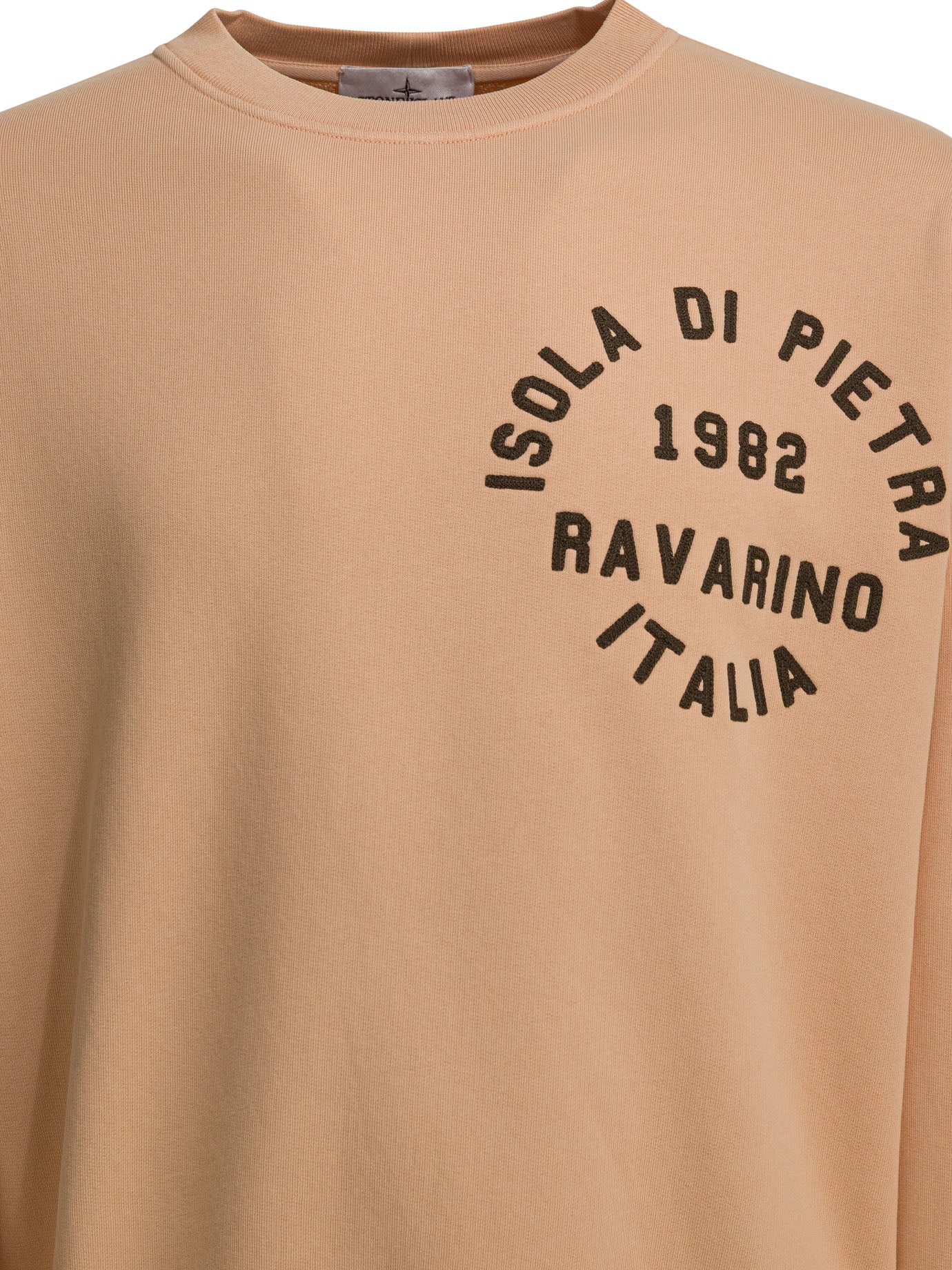 Stone Island Crewneck sweatshirt with logo - Pink