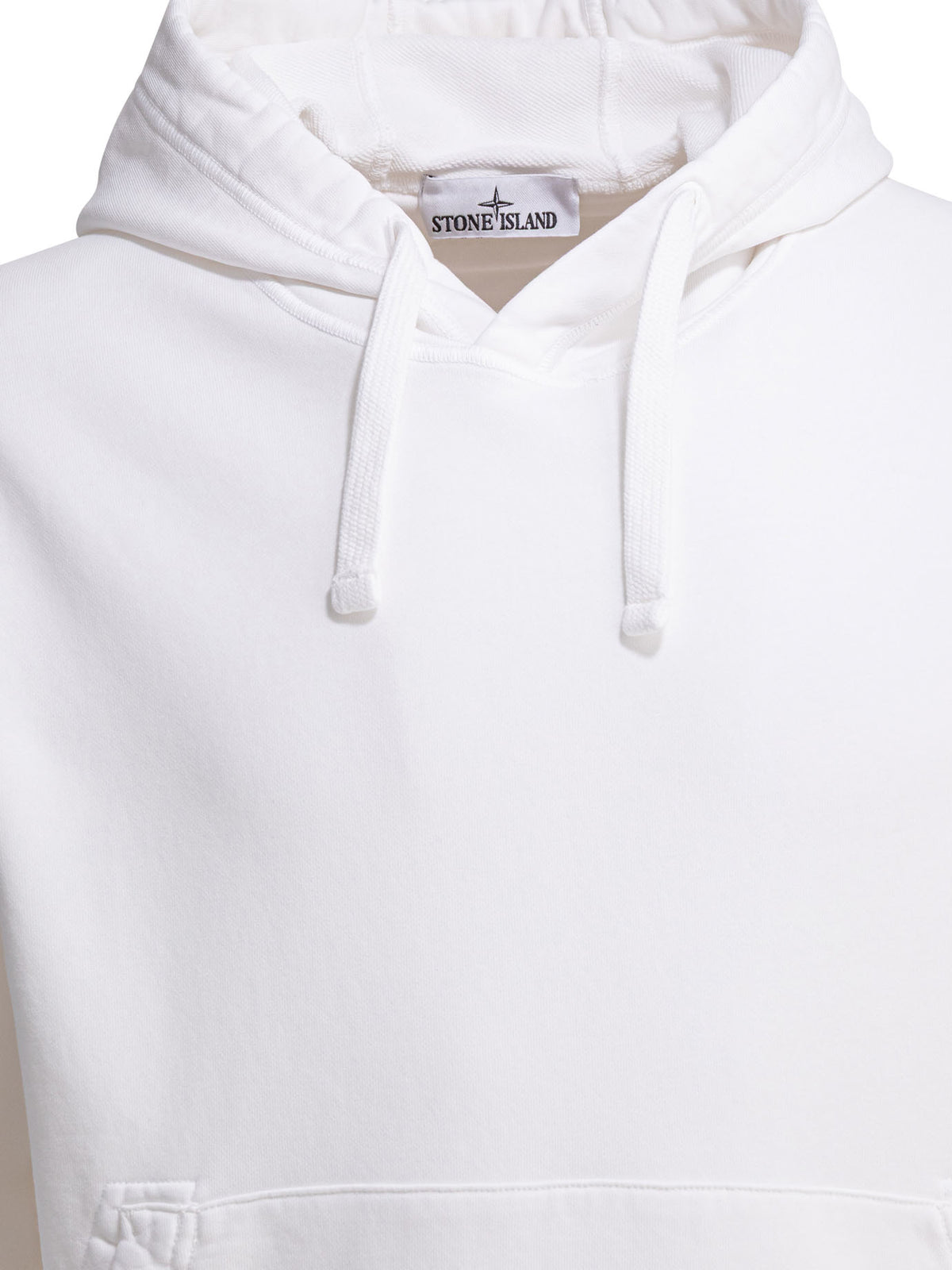 Stone Island Organic cotton hoodie - White