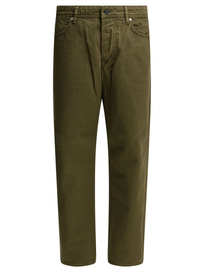 Stone Island "Light Bull" Straight Leg Jeans - Green