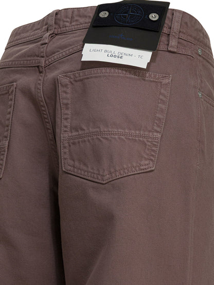 Stone Island Straight-leg jeans - Purple