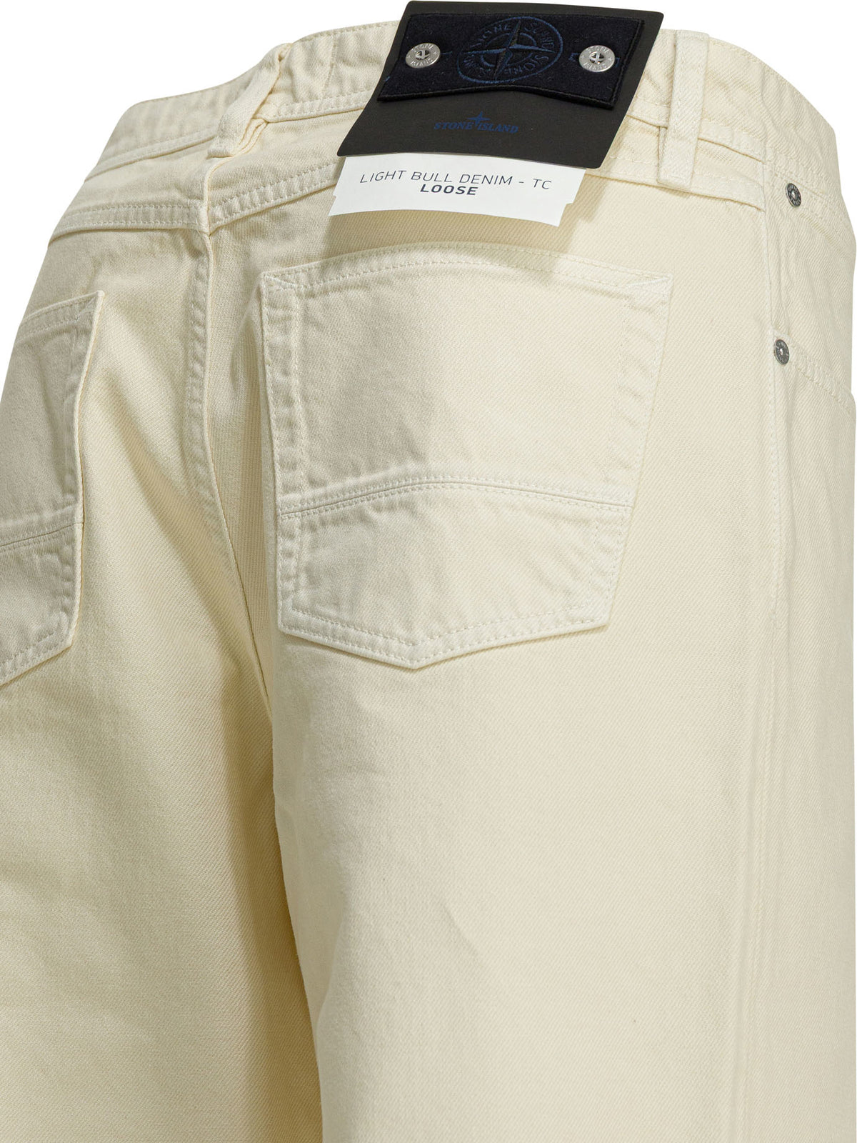 Stone Island Straight-leg jeans - White