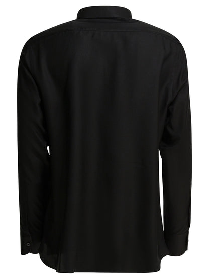 Tom Ford "Drapy Twill" Casual shirt - Black