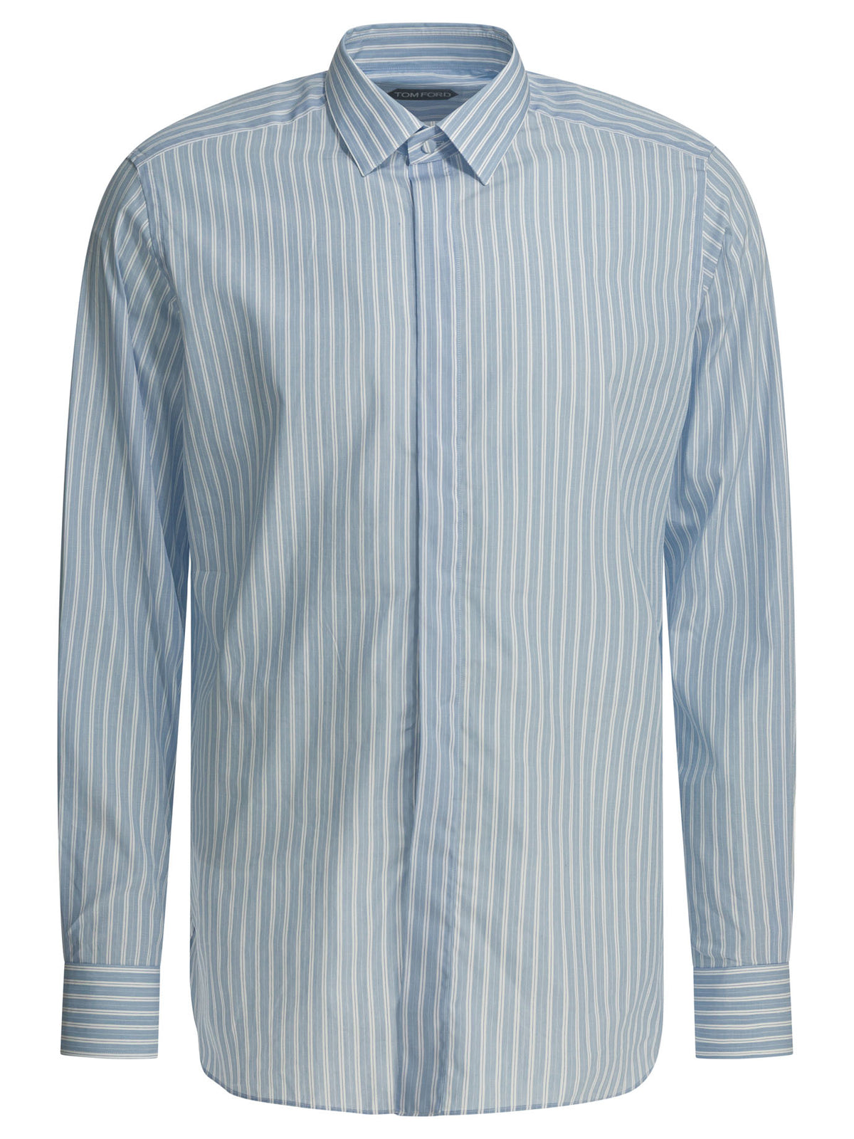 Tom Ford "Twill Stripe" Casual shirt - Light Blue