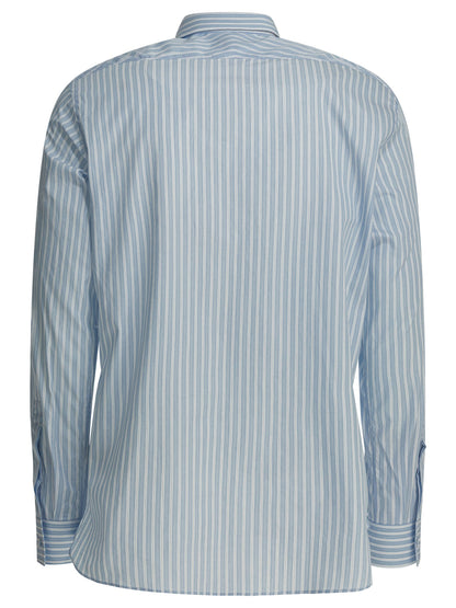 Tom Ford "Twill Stripe" Casual shirt - Light Blue