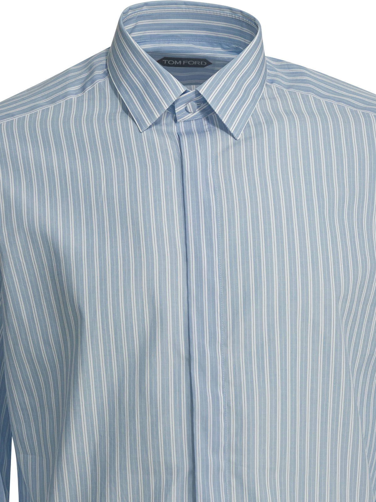 Tom Ford "Twill Stripe" Casual shirt - Light Blue