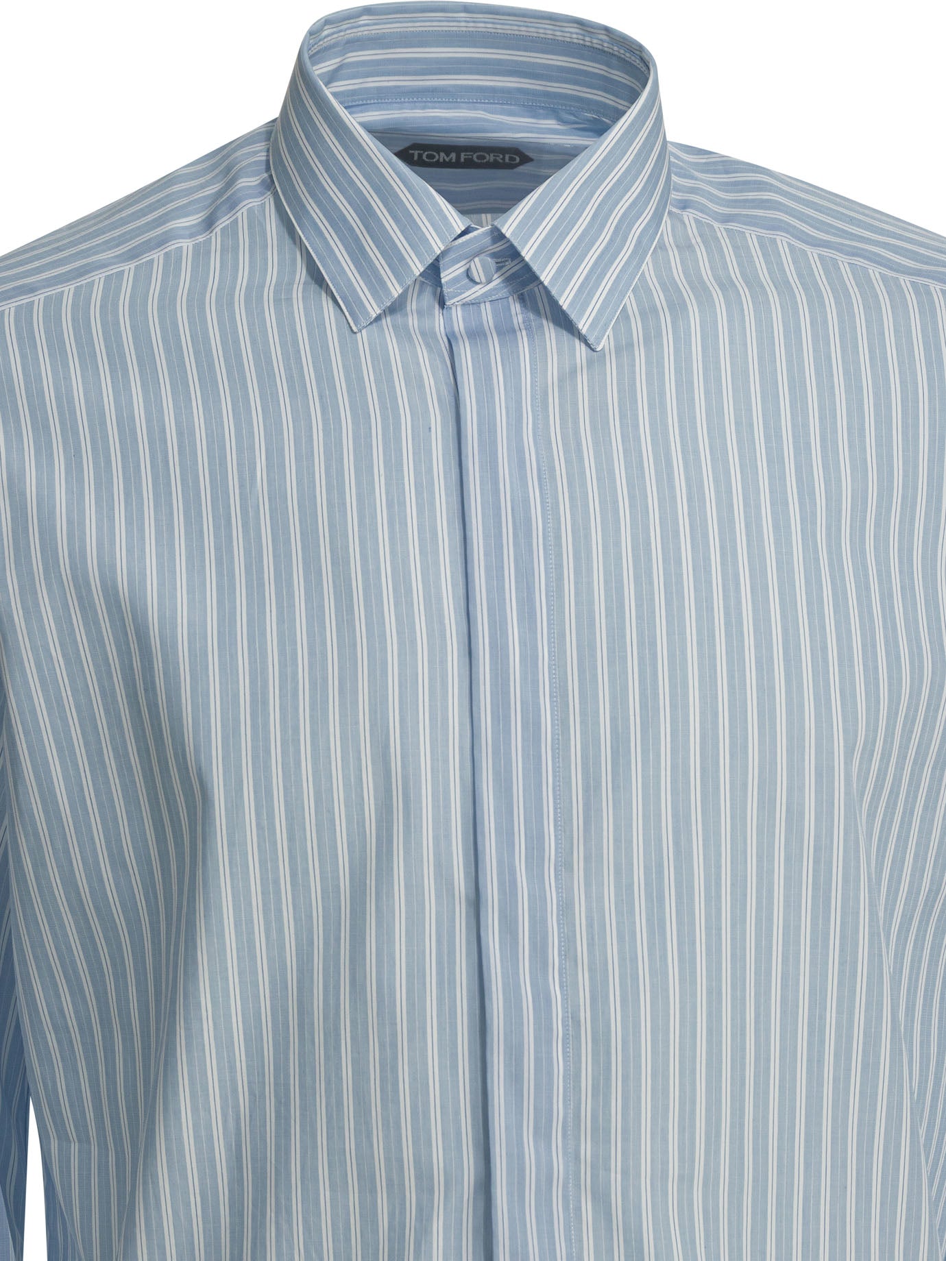 Tom Ford "Twill Stripe" Casual shirt - Light Blue