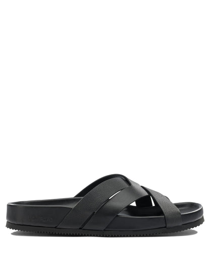 Tom Ford Braided leather slides - Black