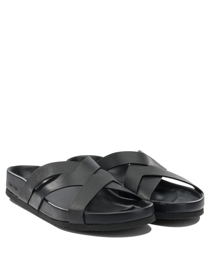 Tom Ford Braided leather slides - Black