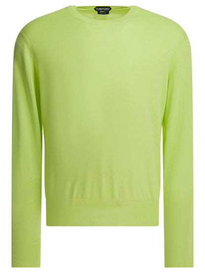 Tom Ford Cotton crewneck sweater - Green