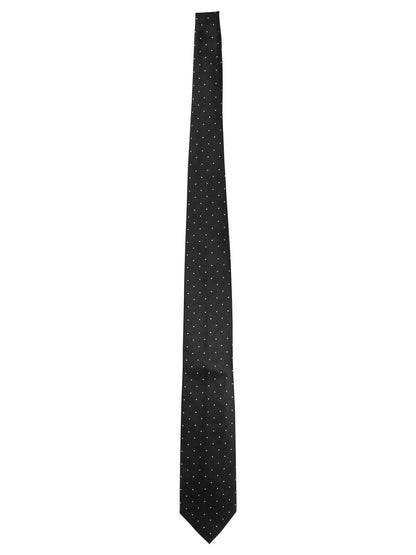 Tom Ford Polka dot silk tie - Black
