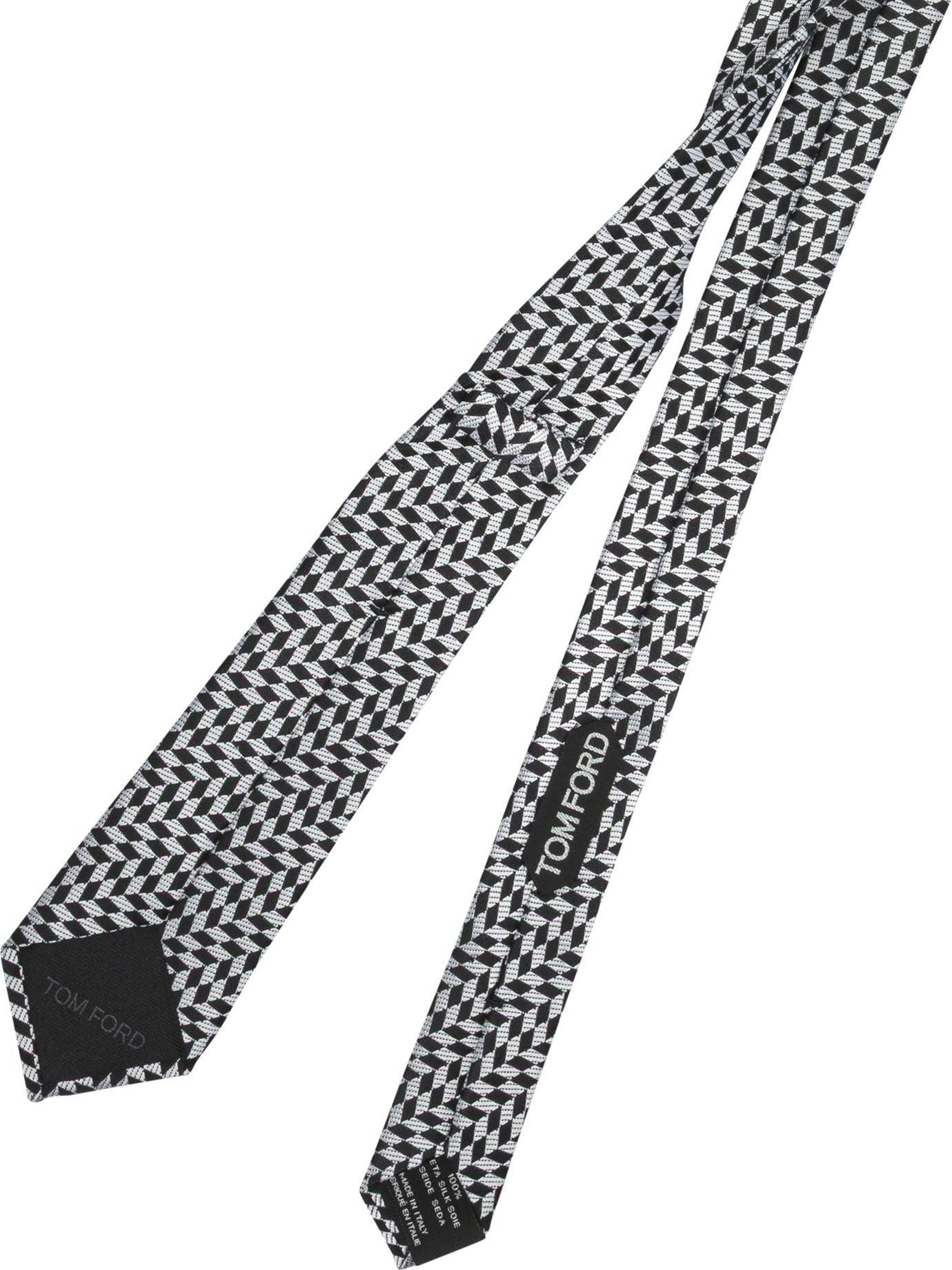 Tom Ford Mulberry silk tie - White