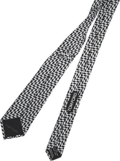 Tom Ford Mulberry silk tie - White
