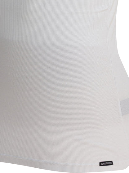 Tom Ford Cotton and modal undershirt - White