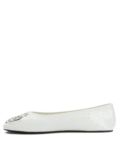 Tory Burch Ballerinas - White