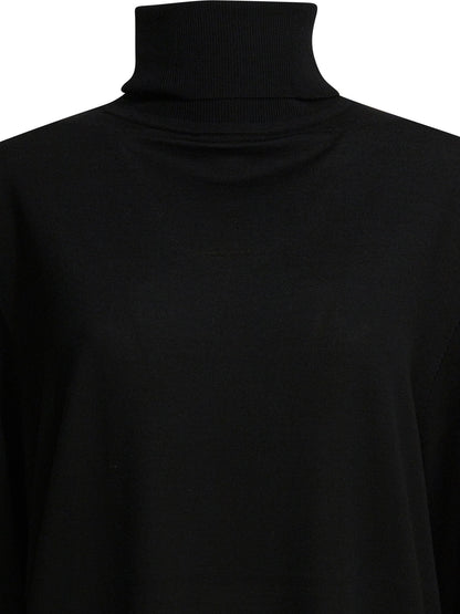 Toteme Merino wool turtleneck sweater - Black