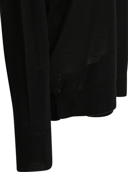 Toteme Merino wool turtleneck sweater - Black