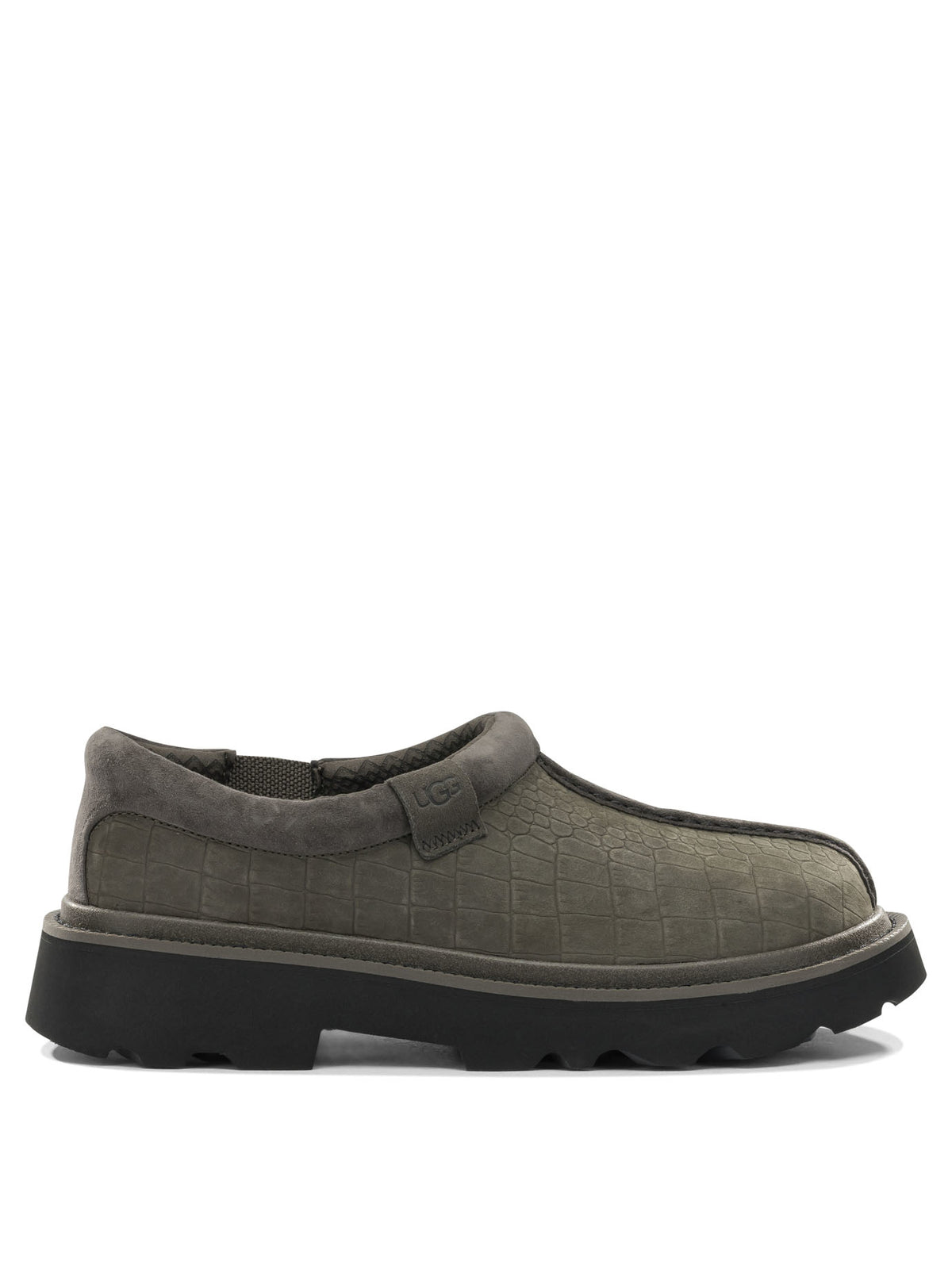 Ugg "Tasman Lug Embossed" slippers - Grey