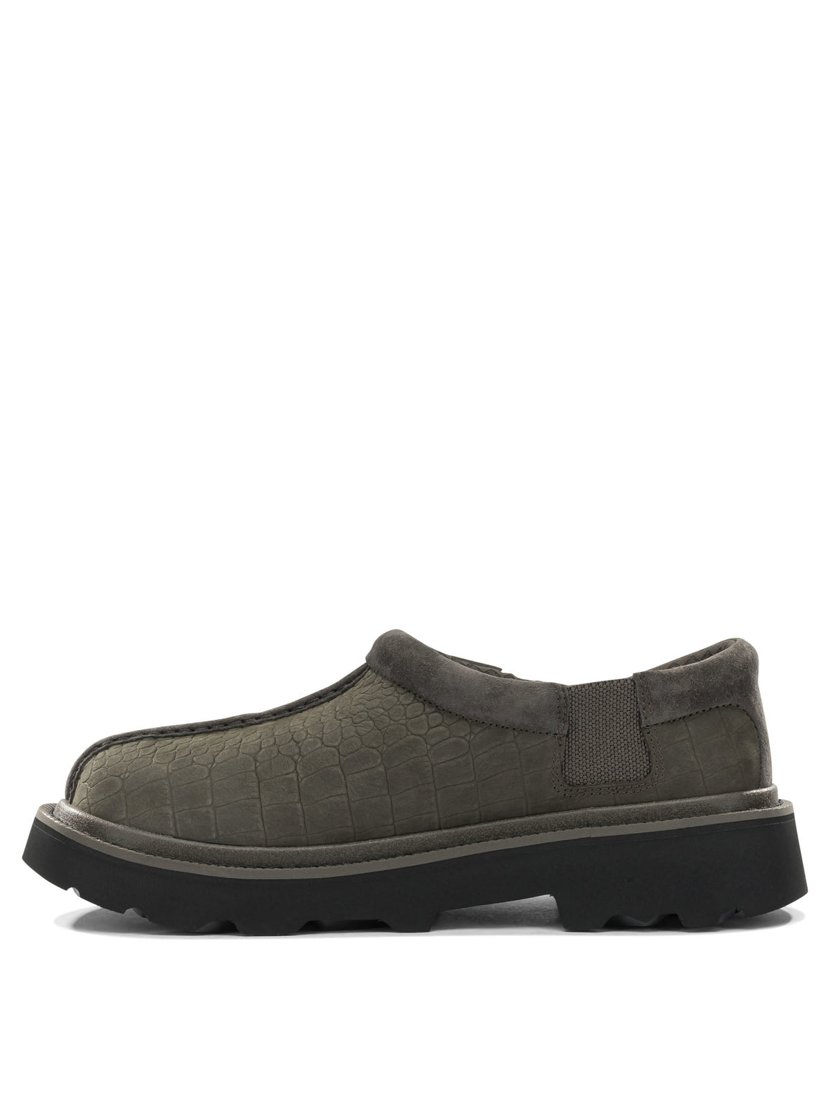 Ugg "Tasman Lug Embossed" slippers - Grey