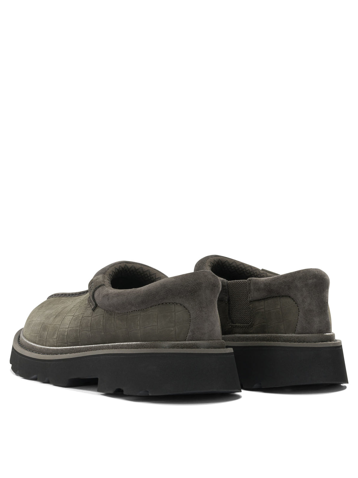 Ugg "Tasman Lug Embossed" slippers - Grey