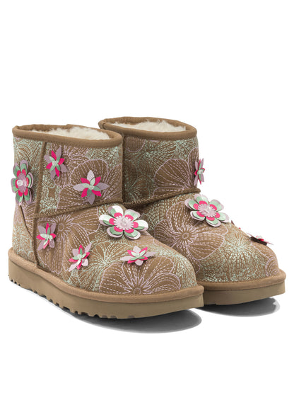 Ugg "Classic Mini Meadow" ankle boots - Beige