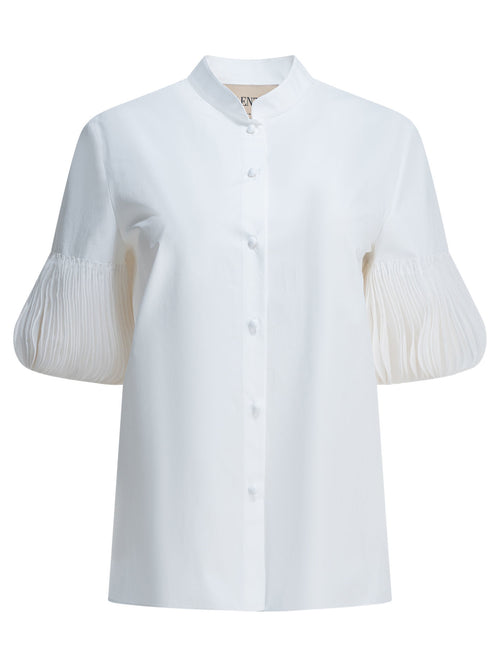 Valentino Embroidered casual shirt - White