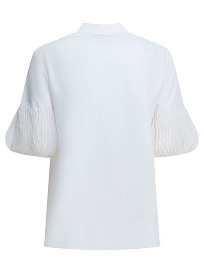 Valentino Embroidered casual shirt - White