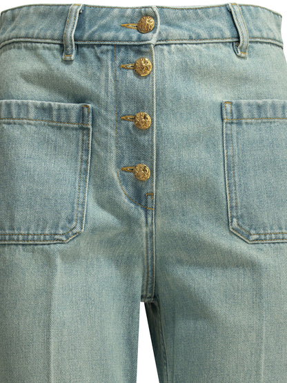 Valentino Straight-leg jeans - Light Blue