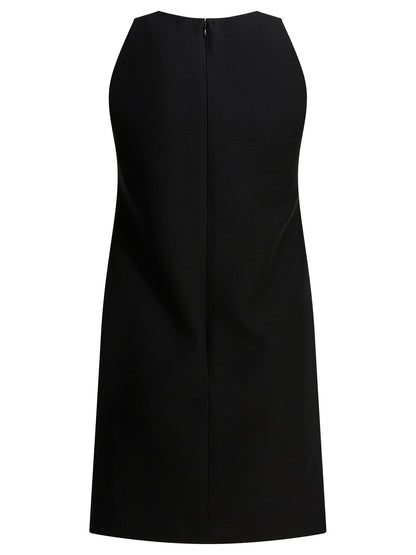 Valentino Short flared dress - Black