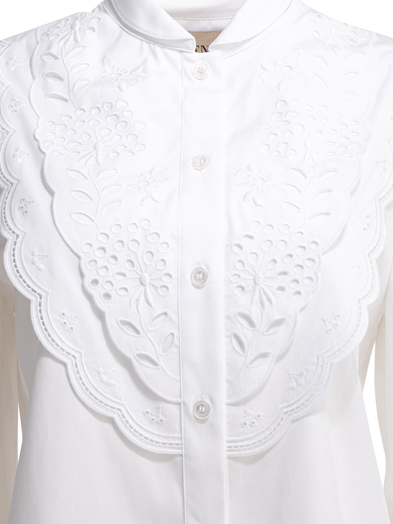 Valentino Embroidered casual shirt - White