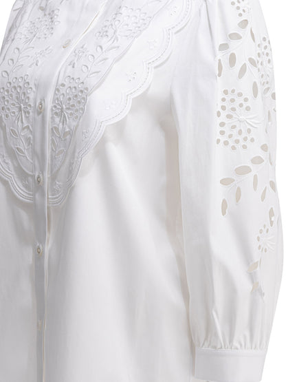 Valentino Embroidered casual shirt - White