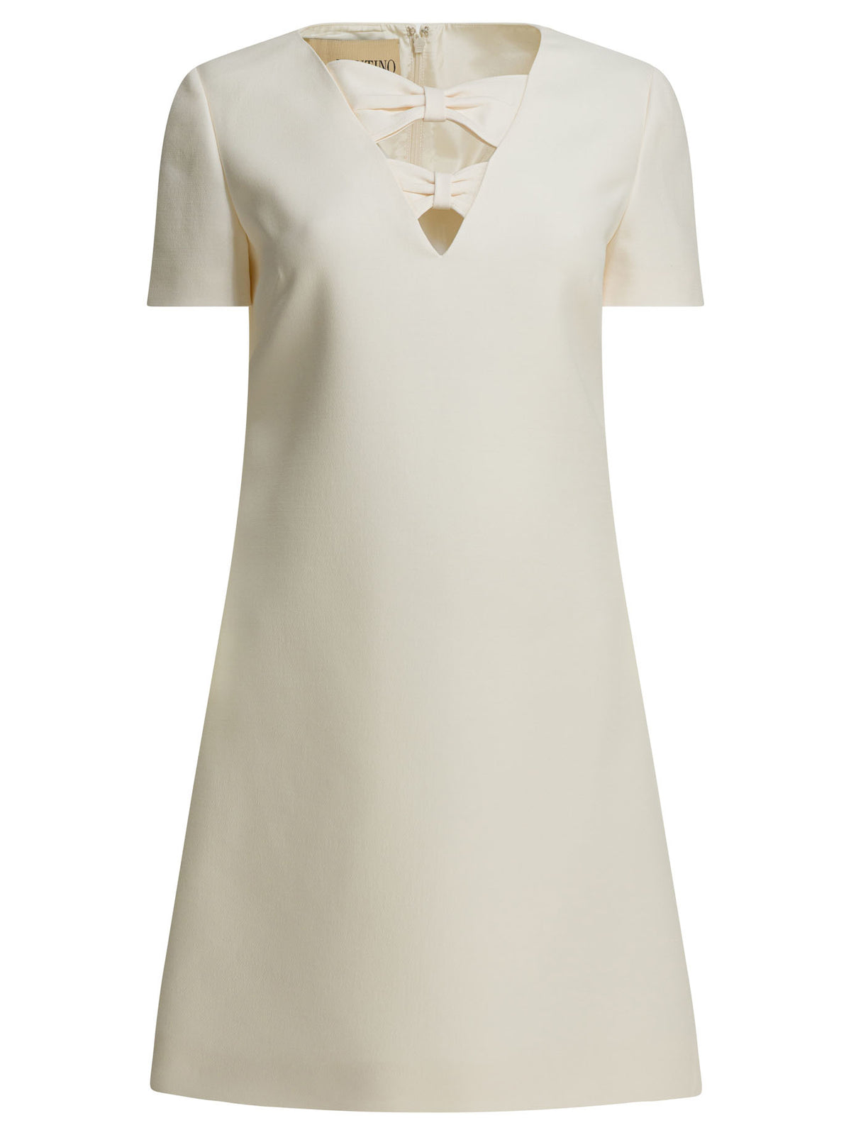 Valentino Wool blend short dress - White
