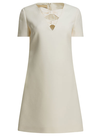 Valentino Wool blend short dress - White