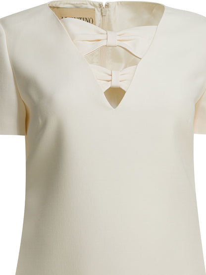 Valentino Wool blend short dress - White