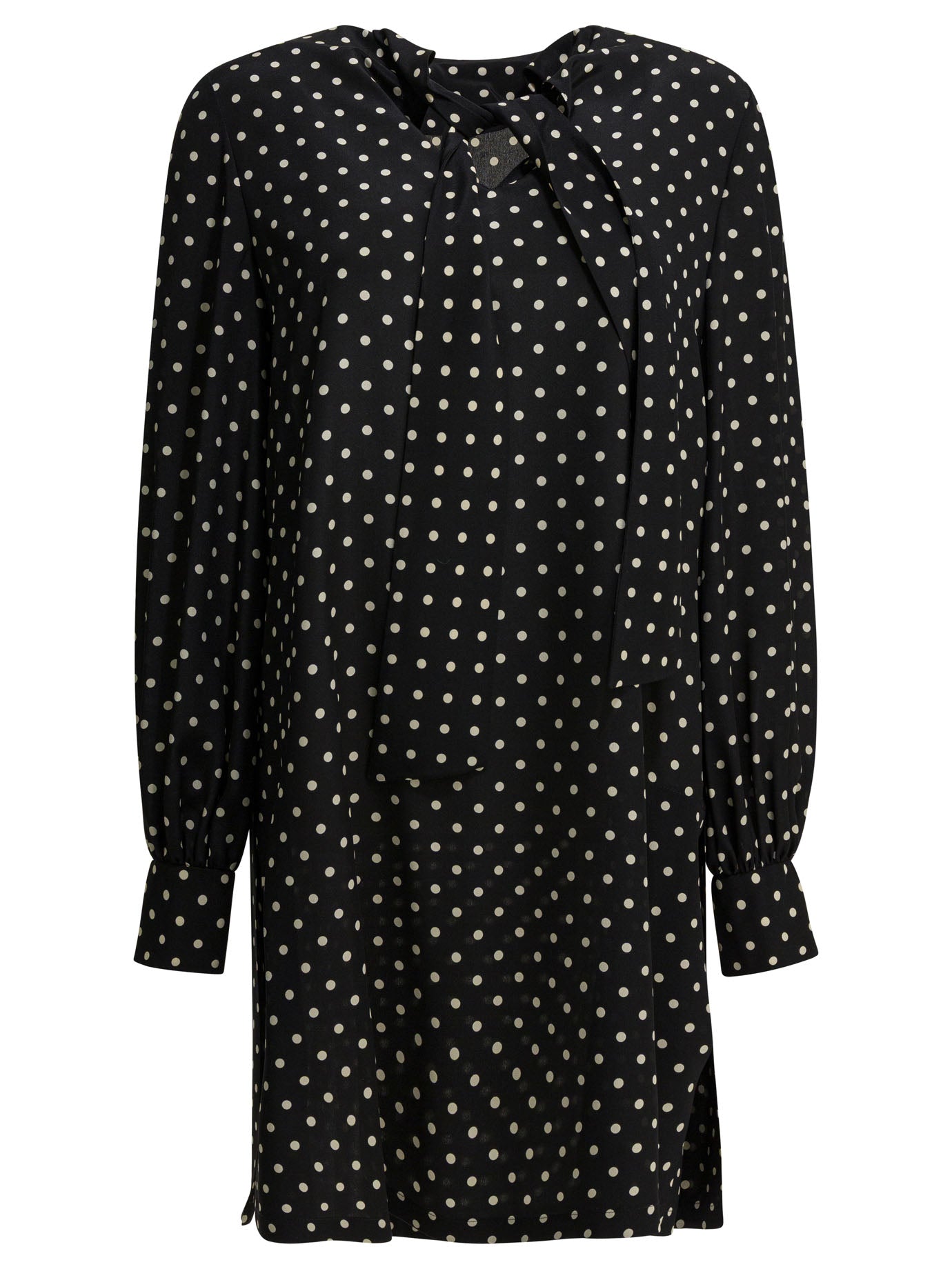 Valentino Short flared dress - Black