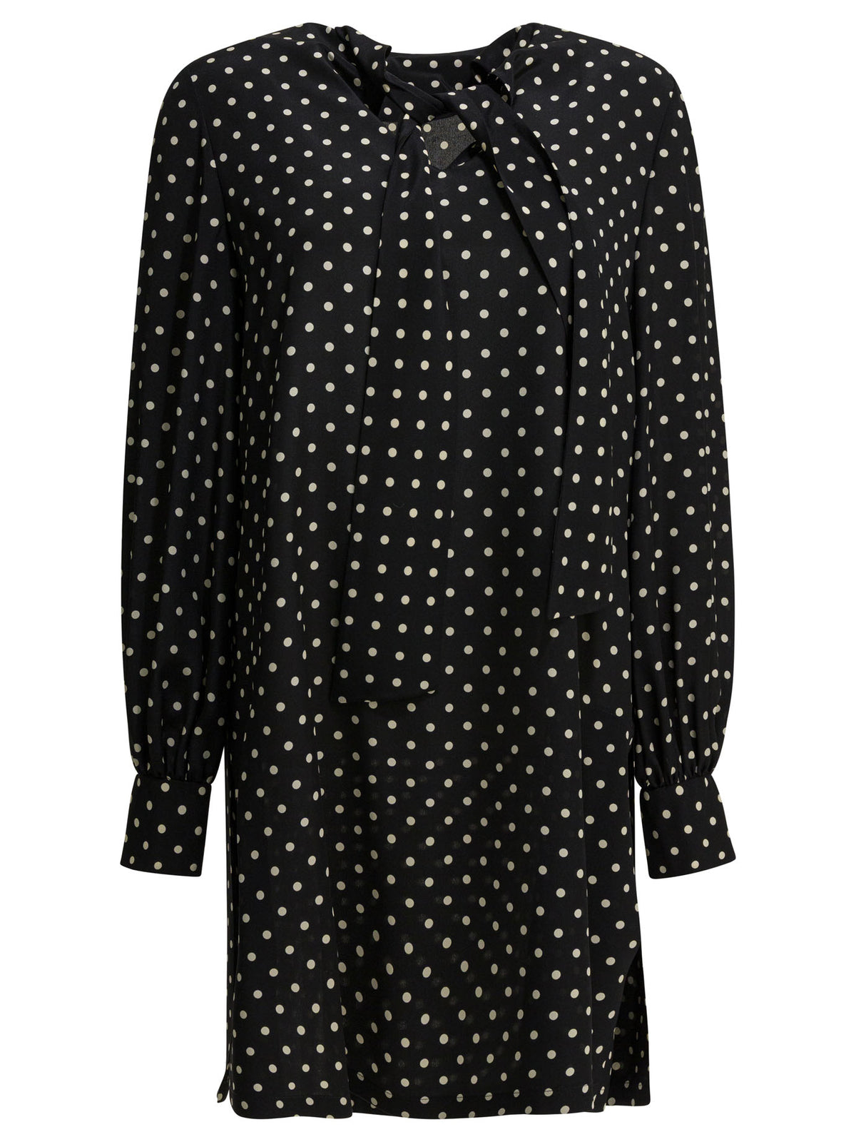 Valentino Short flared dress - Black