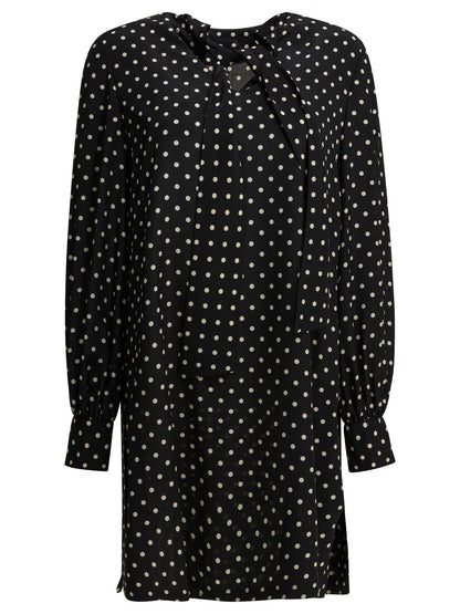Valentino Short flared dress - Black