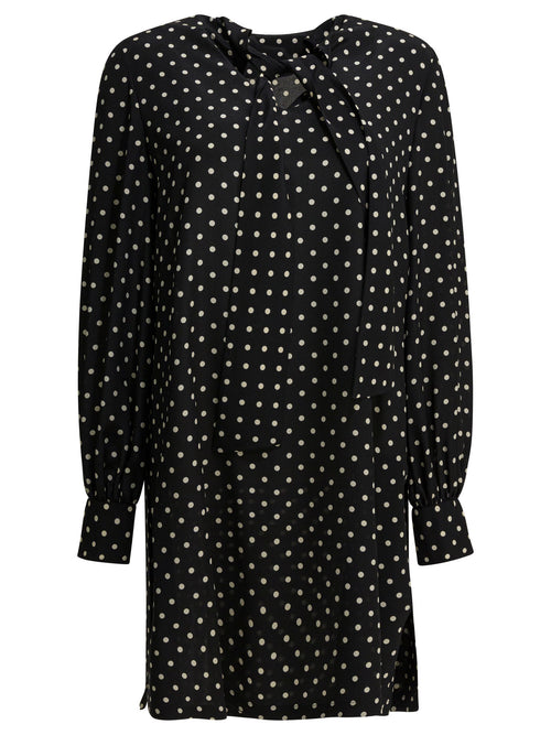 Valentino Short flared dress - Black