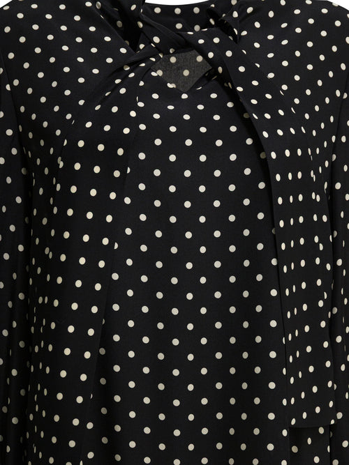 Valentino Short flared dress - Black