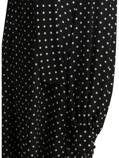Valentino Short flared dress - Black