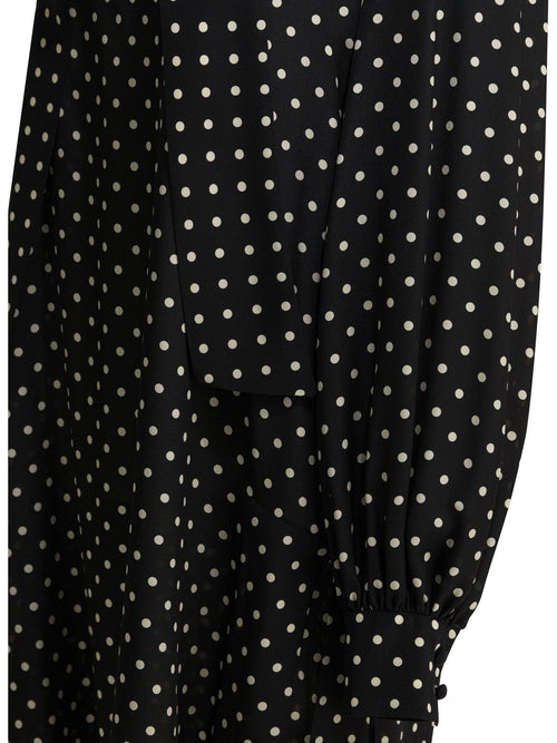 Valentino Short flared dress - Black