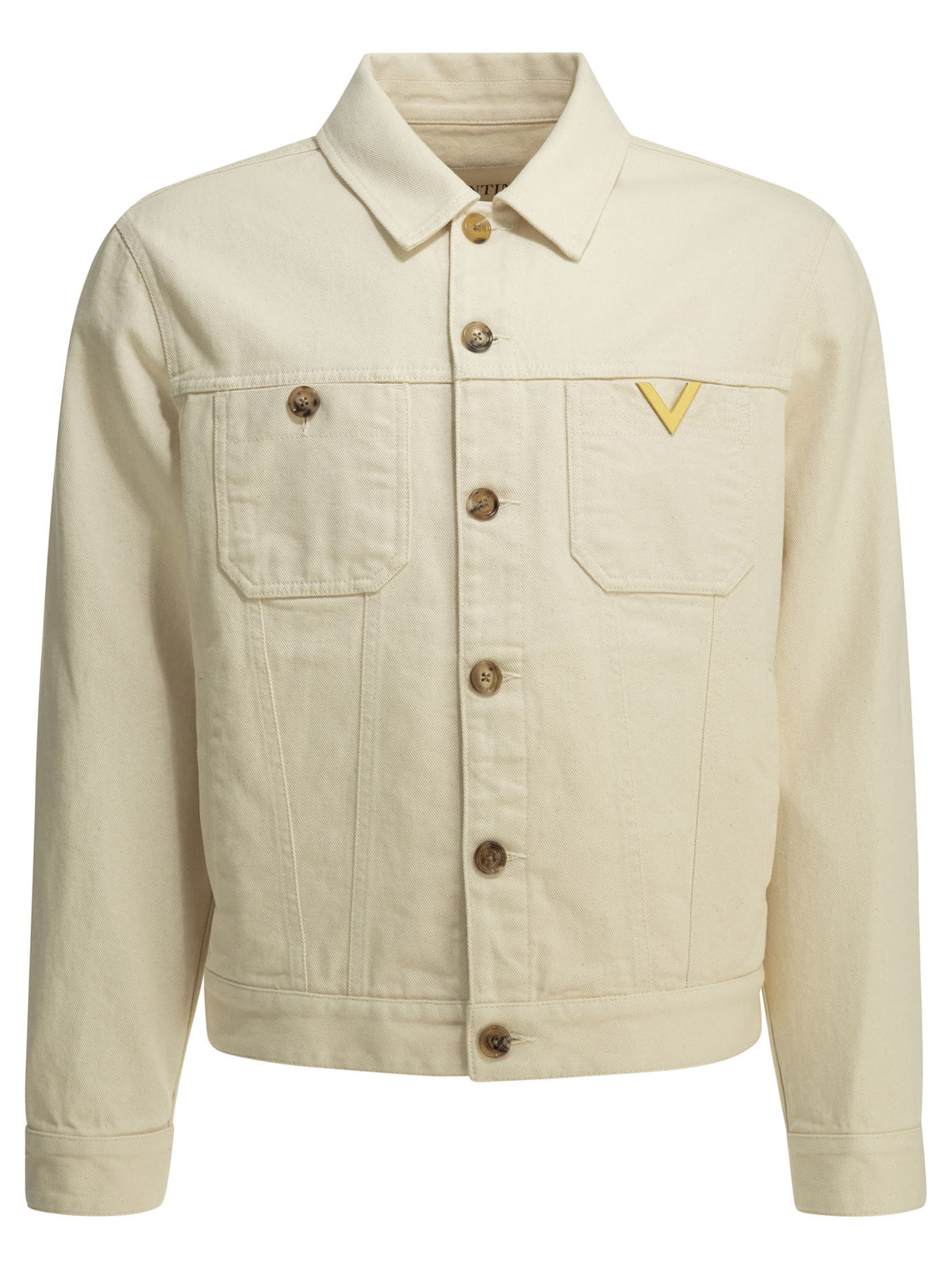 Valentino "Genie Bull Reverse" denim jacket - White