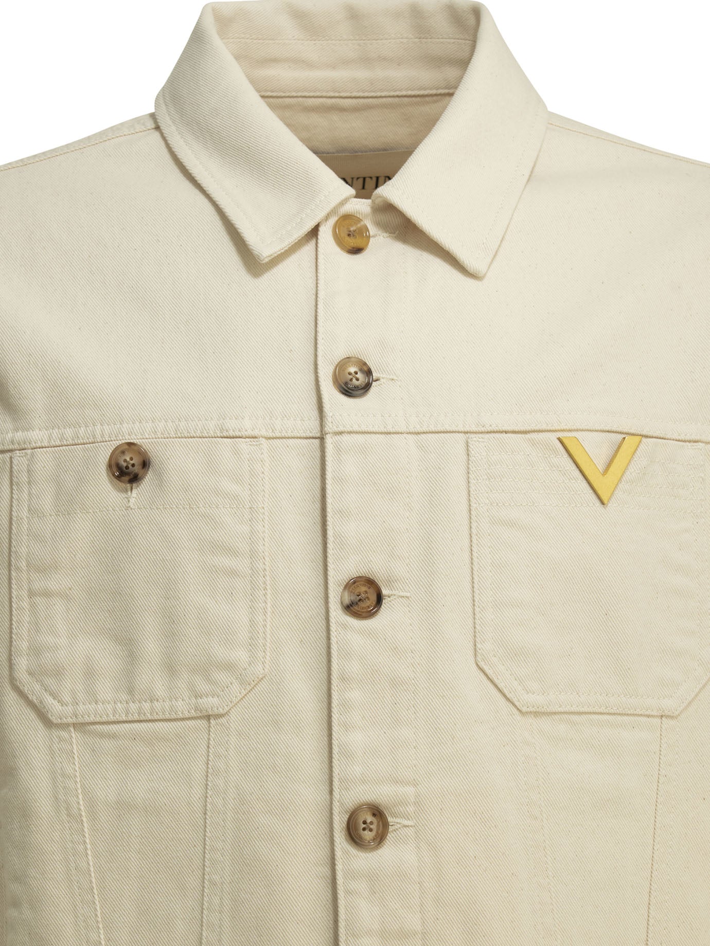 Valentino "Genie Bull Reverse" denim jacket - White